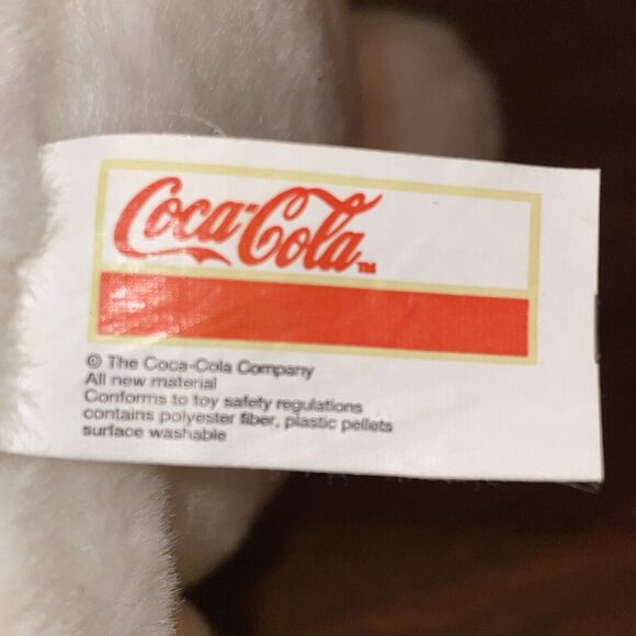 COCA COLA POLAR BEAR 10 Inch Red Scarf Plush Stuffed Traly Hong Kong Ltd - Picture 10 of 15